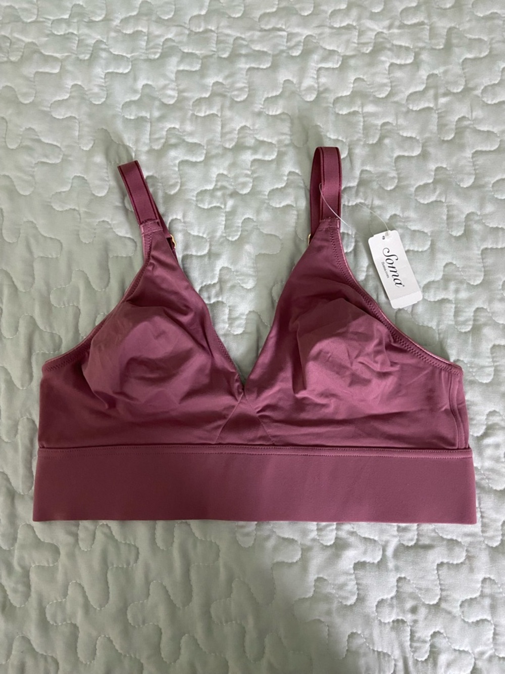 NWT Soma Women’s  Bralette in Rose-Mauve